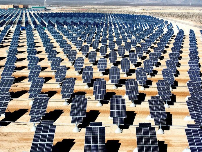 Solar Panels in the Desert