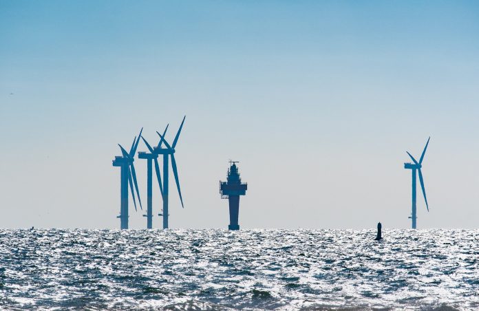 Wind turbines at sea