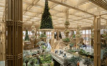 Stunning “terminal in a garden” welcomes travellers to new Indian transport hub